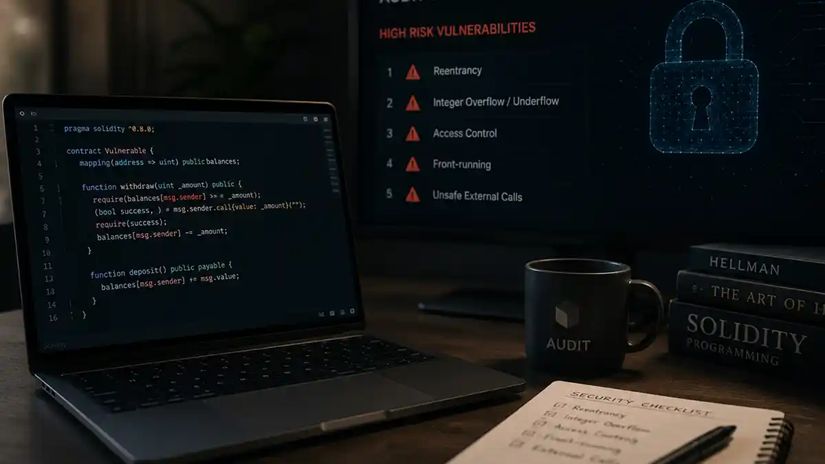 Smart Contract Auditing: The 5 Vulnerabilities That Cost Founders Millions